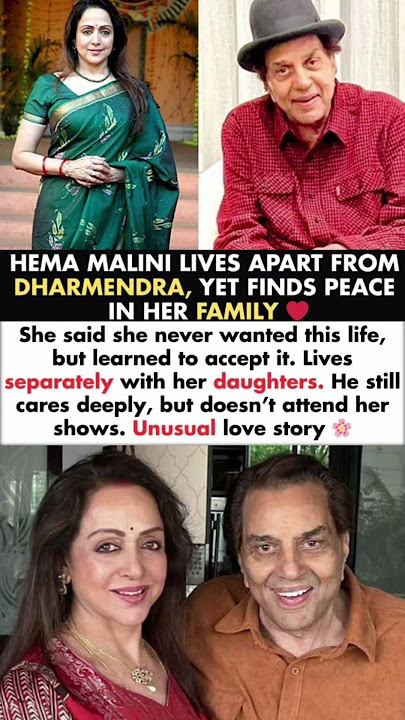 Hema Malini LIVE-In separately with her daughters Apart From Dharmendra #hemamalini#dharmendra#news