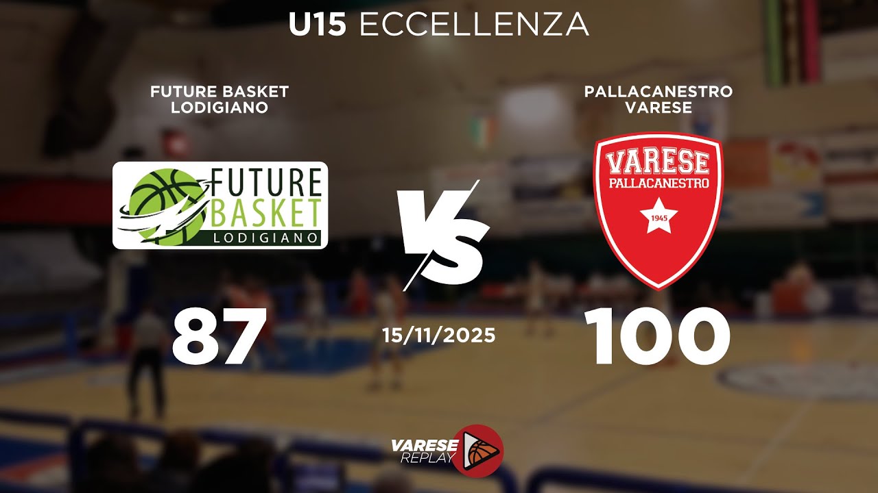 2025.11.16 Future Basket Lodigiano VS Pallacanestro Varese