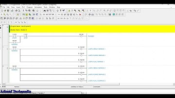 Simulasi Lampu  Lalu Lintas 4 Simpang dengan CX-Programmer dan CX-Designer