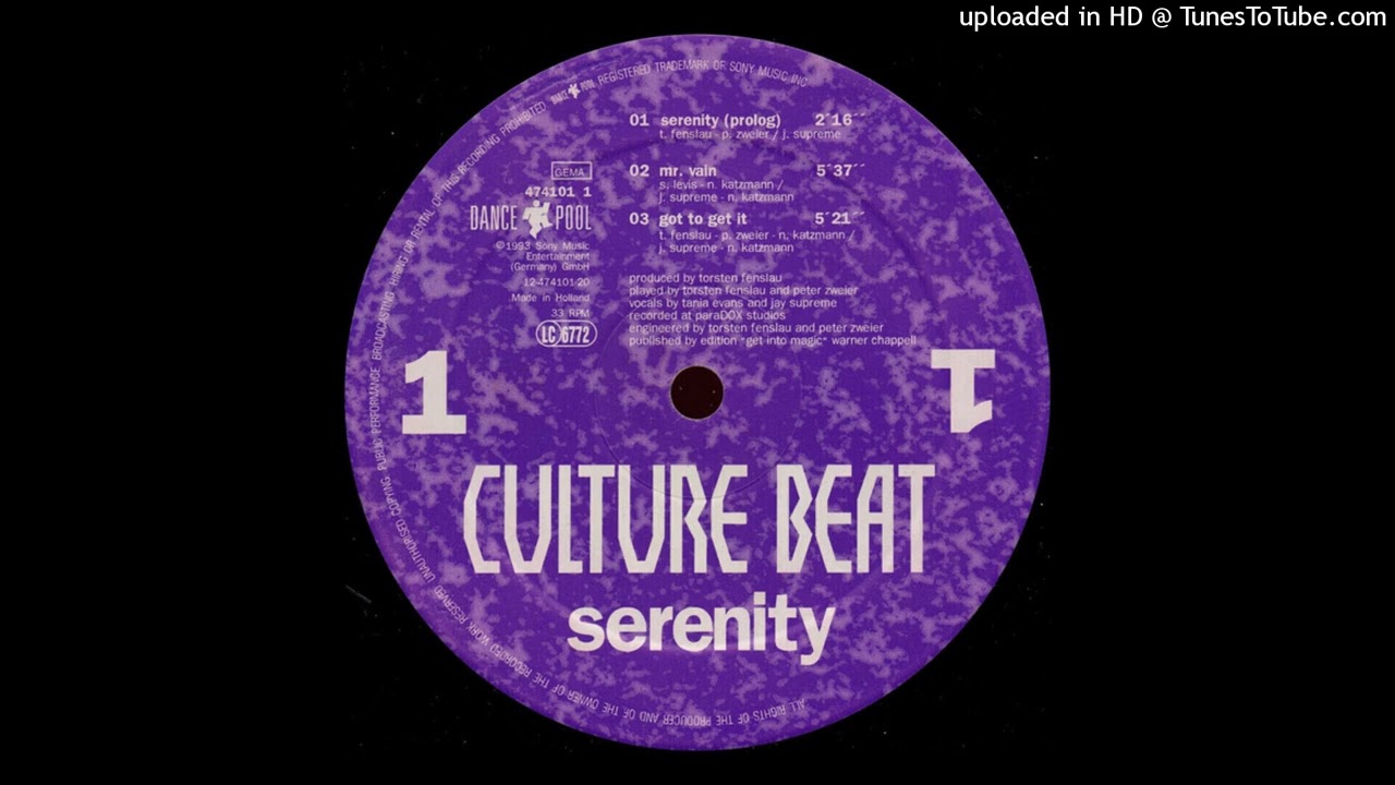 Culture Beat - Mr. Vain (DJ Cliff's Original Remix)