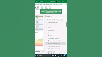 Excel trick for navigation bet you don