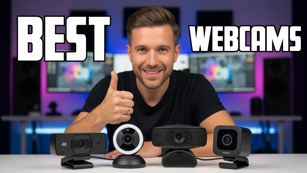 ✅ 7 Best BUDGET Webcams on Amazon [2025] Logitech? - Don't Buy Until You Watch!
