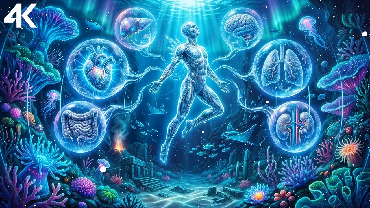 Регенеративные частоты для снижения уровня кортизола: 432 Гц + 528 Гц + 741 Гц | Снятие стресса в...