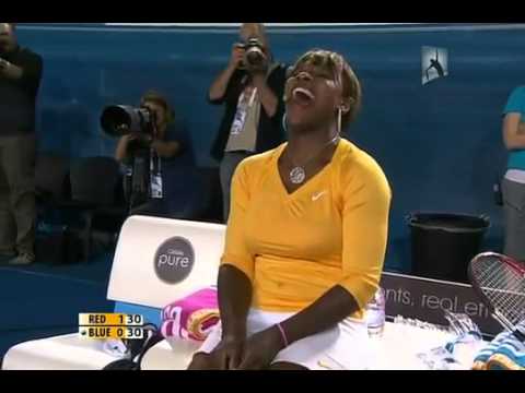 Hit for Haiti funniest moment with Serena Williams