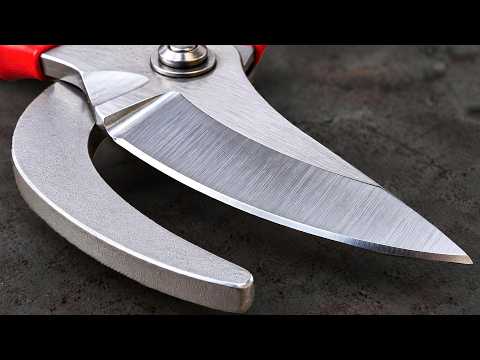 The Best Way to Sharpen Pruning Shears in Just 1 Minute! 70-Year-Old Craftsman’s Secret!