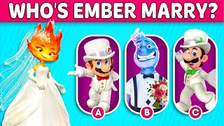 Guess the Characters by Their VOICE ? Elemental 2023, Super Mario Bros, Teen Age Kraken| Tiny Book