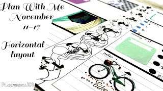 Plan With Me November 11-17 ( Horizontal - functional spread )
