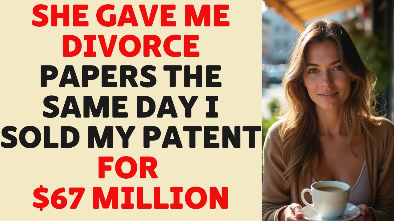 She Handed Me Divorce Papers Right After I Sold My Patent for $67 Million