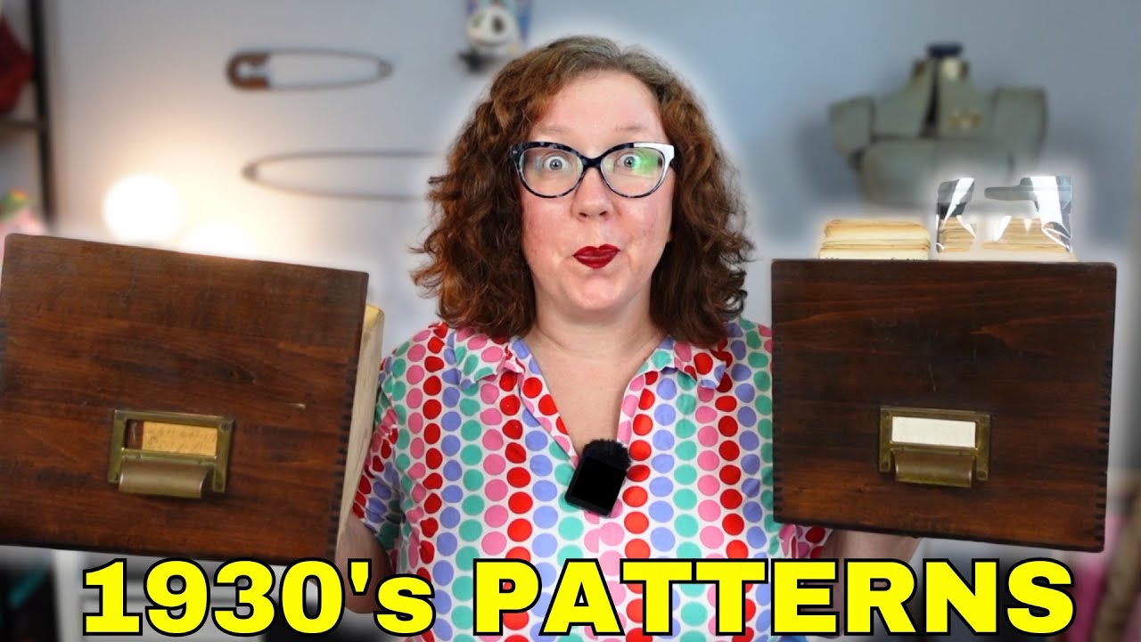 I found 300 DEADSTOCK 1930s sewing patterns