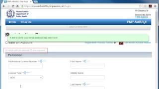 MassPAT Pharmacist Registration