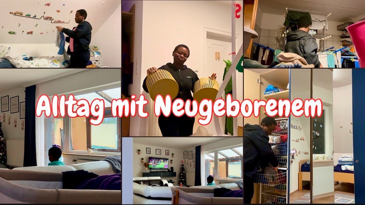 Mama Alltag mit Neugeborenem Baby, Haushalt, Alleine mit Baby Frühchen, Kochen, Zeit mit Kleinkind 