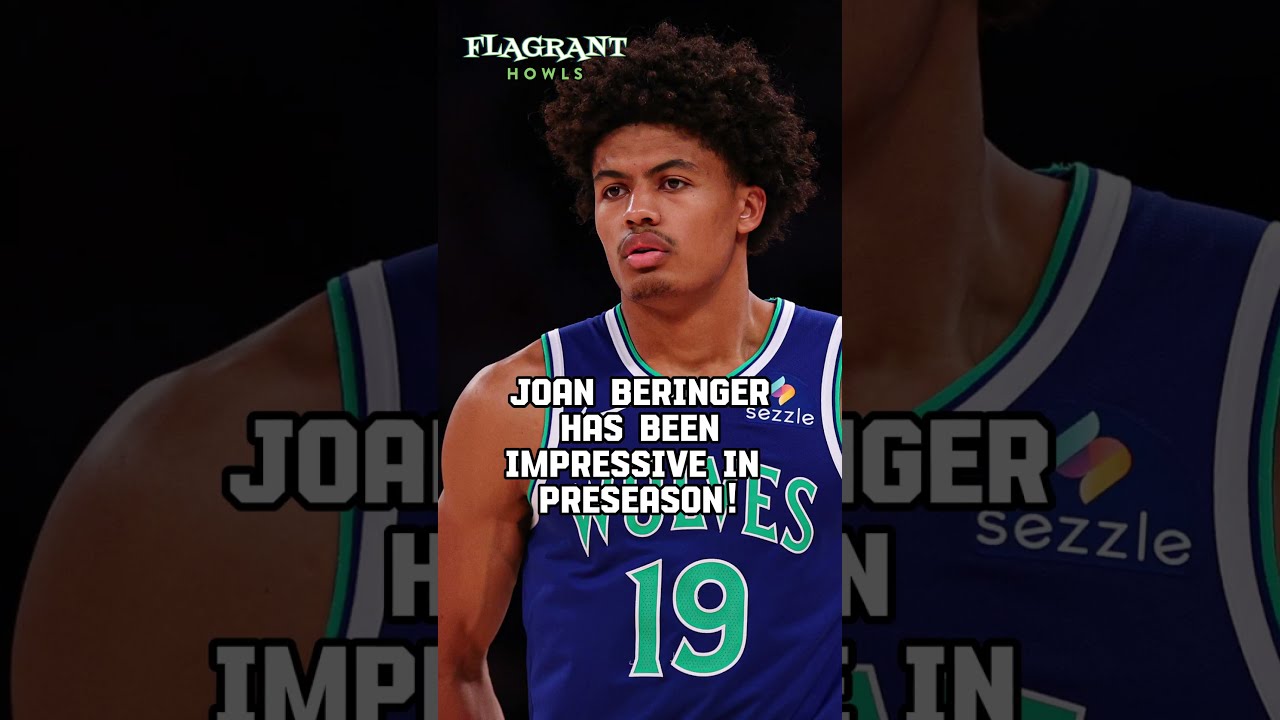 Joan Beringer playing well in preseason!