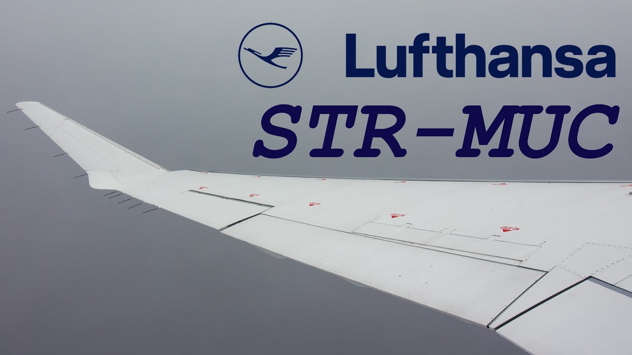 Lufthansa CRJ900 - Stuttgart to Munich [FULL HD]