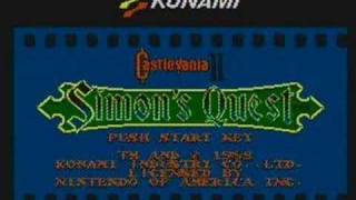Castlevania II: Simons Quest Bloody Tears Original 8-bit *TURN DOWN YOUR VOLUME*