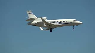 Private Dassault Falcon 900LX D-ABBA Landing Malaga LEMG