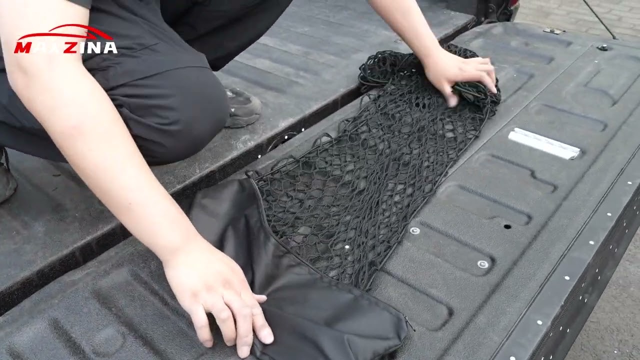 Cargo Net with Mounting Accessories Compatible with 2015-2026 Ford F150