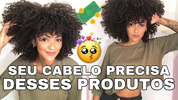 Quais produtos usar em cabelo crespo?