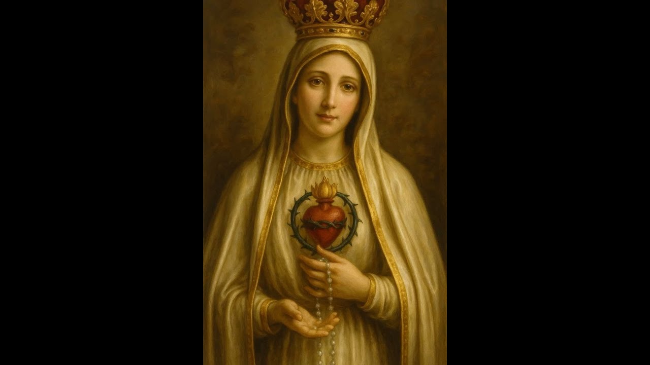 Momento de paz y silencio junto al Corazón Inmaculado de María
