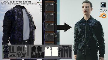 Clo3D to Blender - Export and Import Materials, Image Textures, UVs and UDIMs - Blender Texturing
