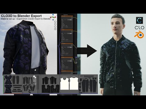 VEST PUFFER 3D TUTORIAL (MARVELOUS DESIGNER/CLO3D/BLENDER) 