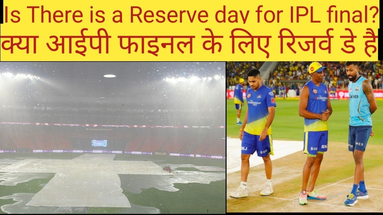 CSK vs GT IPL final 2023 has been affected by Rain 🌧️🥺