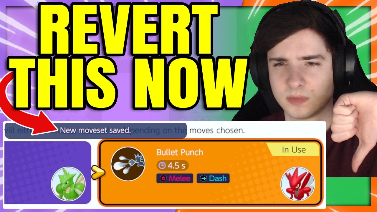 PSA YOU HAVE TO SELECT YOUR MOVESET BEFORE THE GAME STARTS | Pokemon Unite