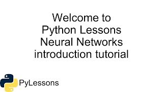 Step by step deep learning tutorial series introduction