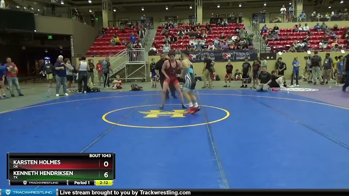 120 Lbs Champ. Round 1 - Karsten Holmes, OK Vs Kenneth Hendriksen, TX 30ac