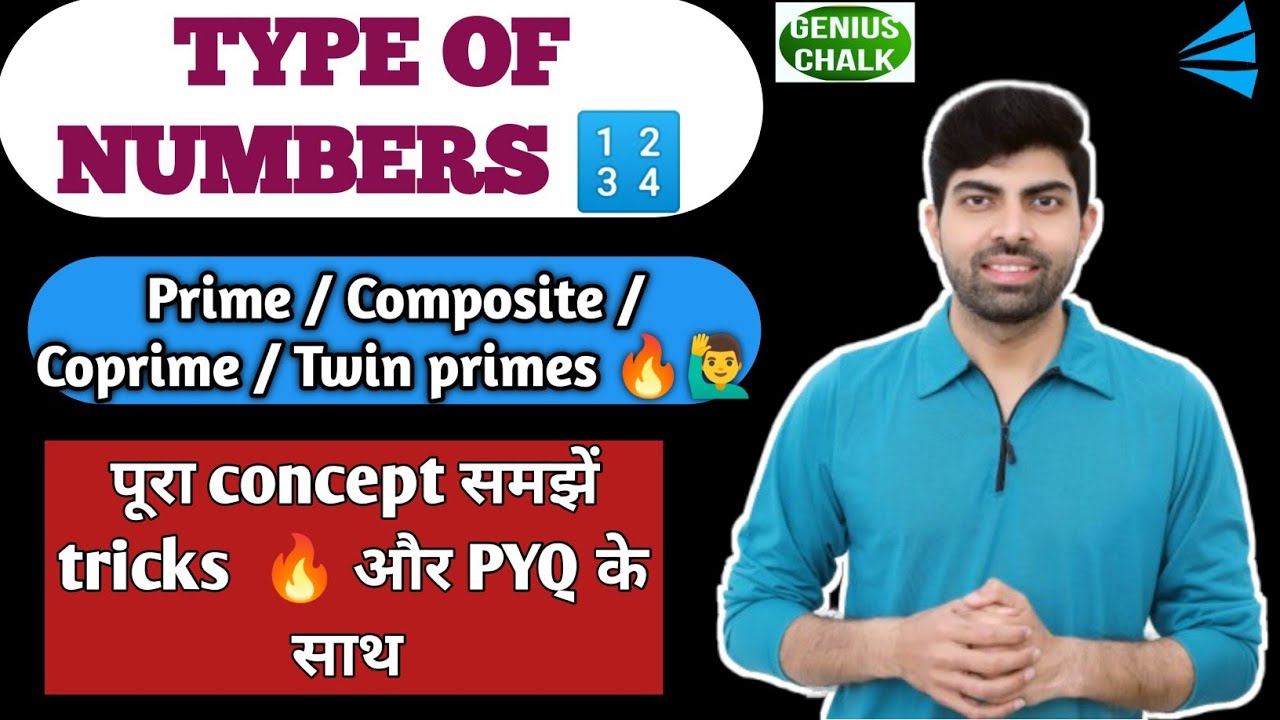 Prime | Composite | Co - prime | Twin Prime | Latest questions | Railway Exams 2024 | Genius Chalk