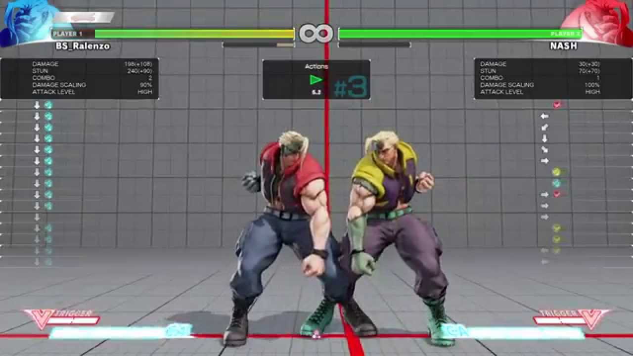 SFV Beta: Nash Sonic Scythe Setups (not applicable anymore)