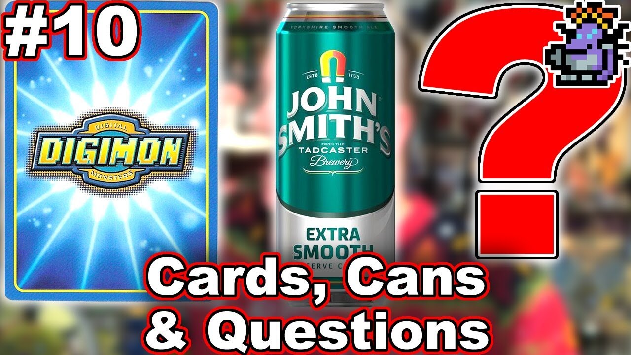 Cards, Cans & Questions! #10 Digi-Battle Cards! (Digimon Card Game) 
