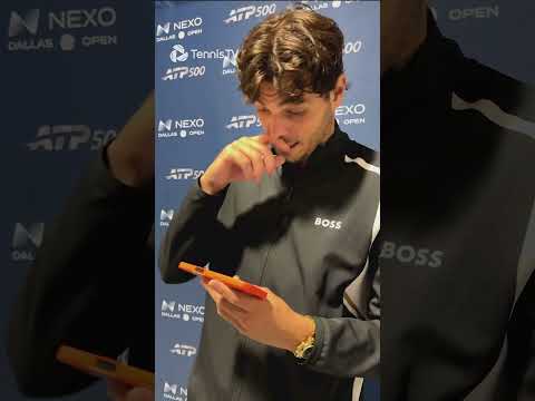 Taylor Fritz Reacts To His INCREDIBLE Hot Shot In Dallas 👏