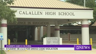Calallen student placed in I S S for alleged dress code violation