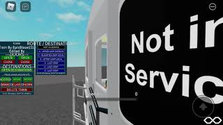 Driving R62 (1) train in Roblox