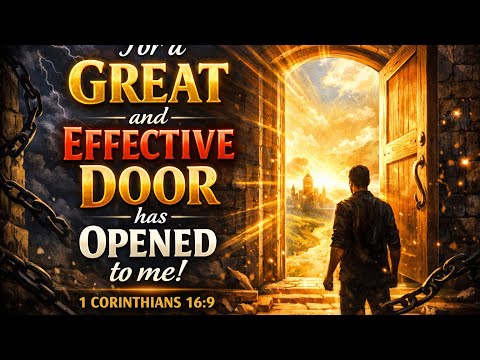 There’s A Great Door Open To You…BUT There Are Adversaries!