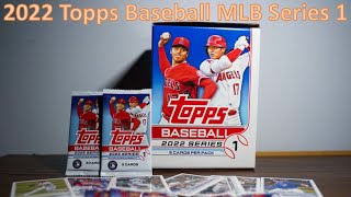 2022 Topps MLB Series 1 Blaster Box 1 of 3