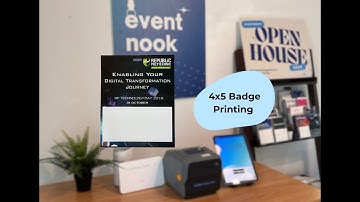 On Demand Badge Printing - 4x5 (POV)