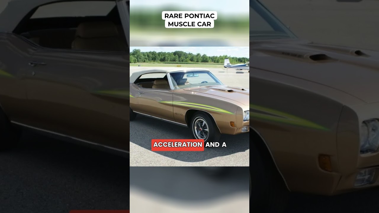 Rare Pontiac Muscle Car