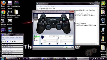 DS3 Tool and xPadder setup to control your computer with a PS3 controller