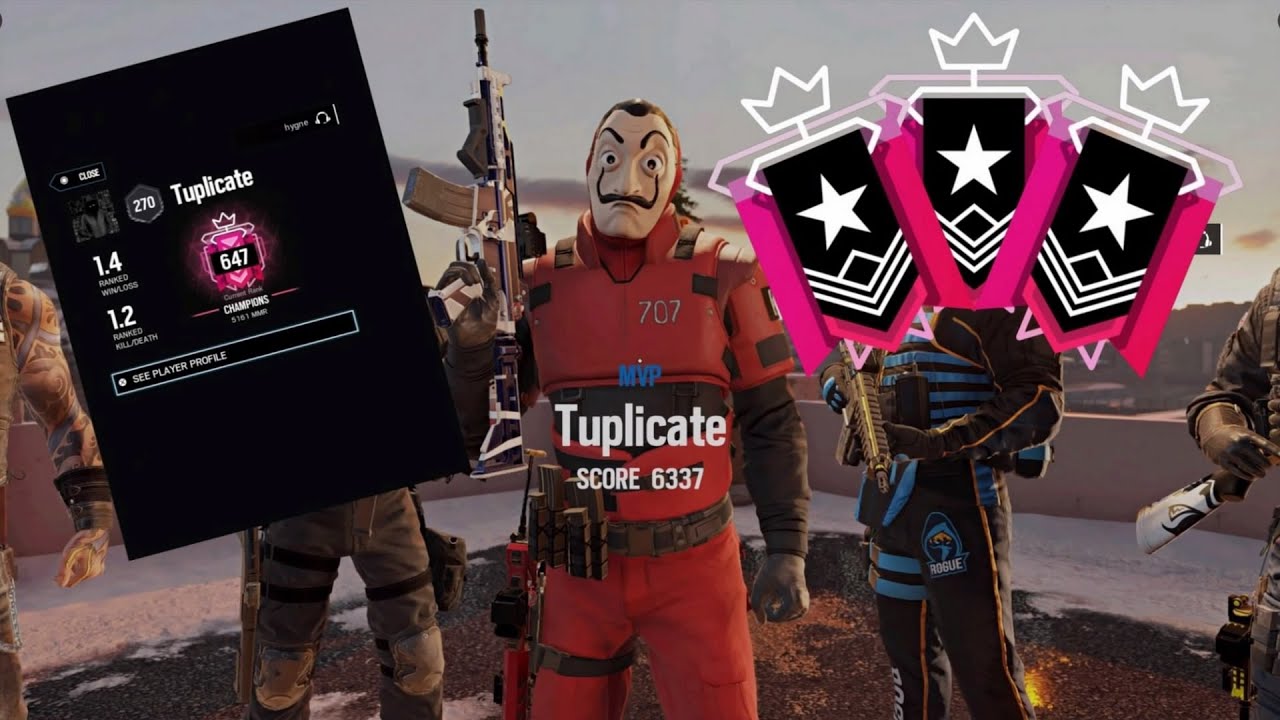 Rainbow Six Siege Console Xim Apex Champion - Best ranked highlights ...