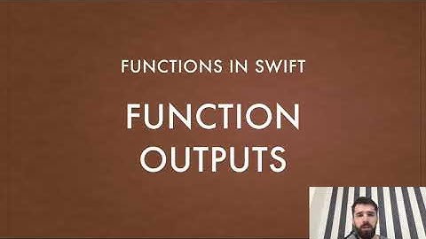 Function Outputs