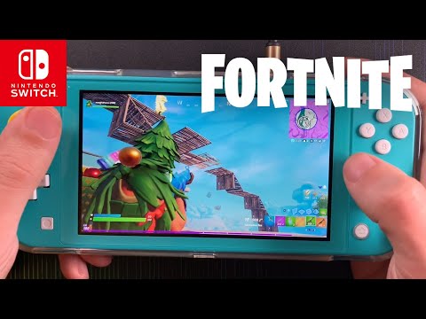 Fortnite On The Nintendo Switch Lite 39 Youtube