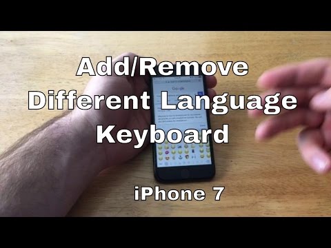 How To Change Language Keyboard IPhone 7 7 