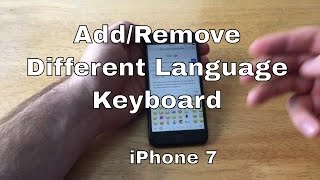 How to change the keyboard language on a iphone 7. helpful 7/7+
tutorials: subscribe:
https://www./user/sc00tinal00ng?sub_confirmation=1 in...