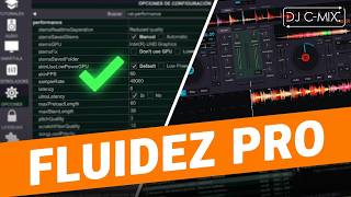 Virtual DJ, skin configuration. Color waves, wave position, FPS settings.