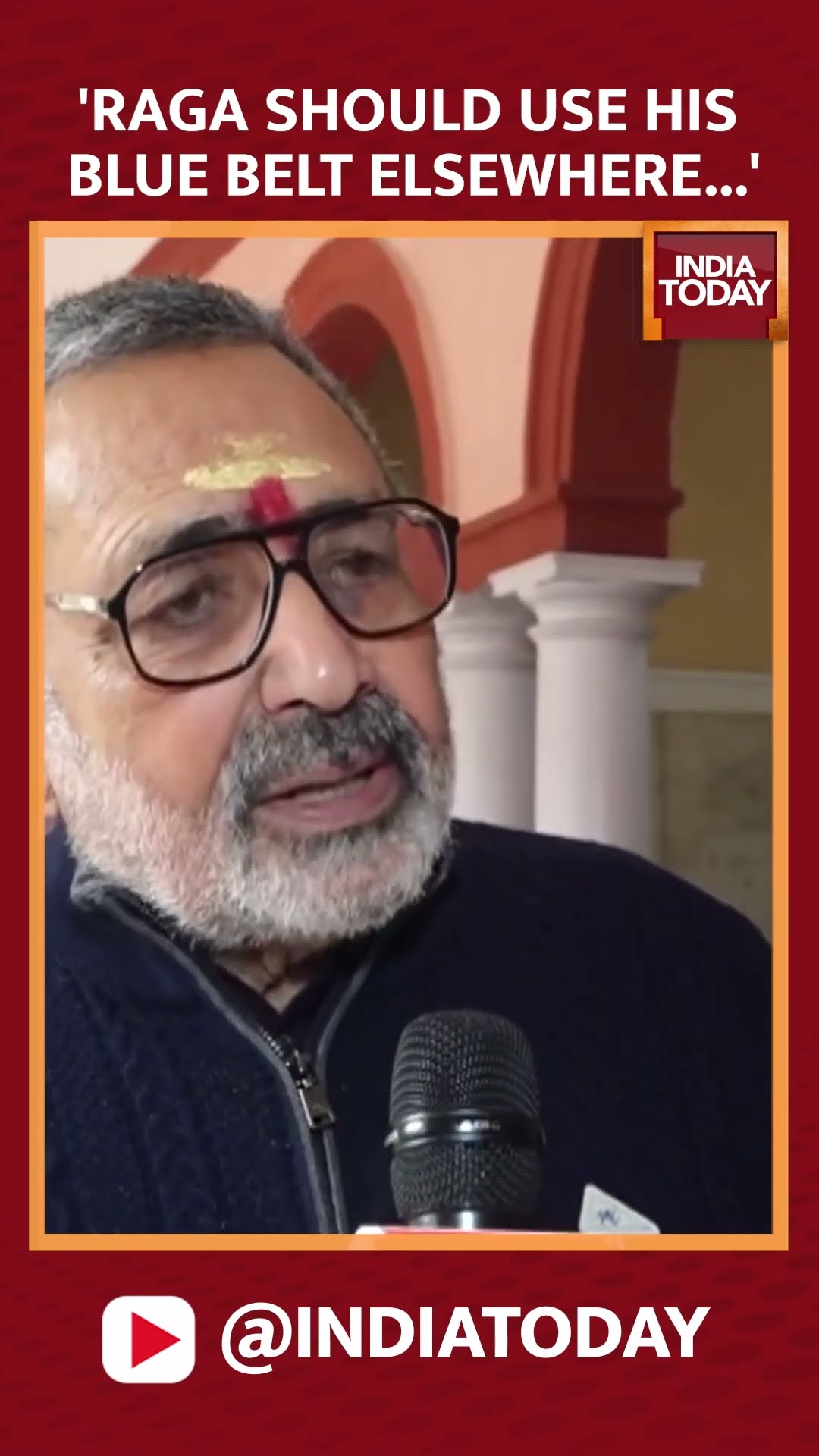 Rahul Gandhi Should Use 'Blue Belt' Elsewhere, Parliament No Place To Fight: Giriraj Singh