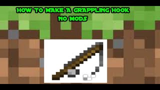 How To Make A Grappling Hook In Minecraft Without Mods.