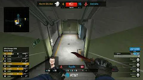 Xyp9x 1v5 insane clutch vs North