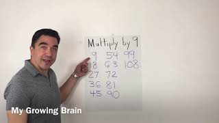 Multiply by 9 / My Growing Brain