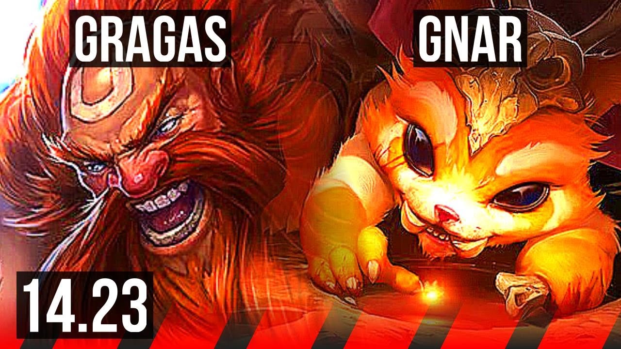 GRAGAS vs GNAR (TOP) | KR Challenger | 14.23